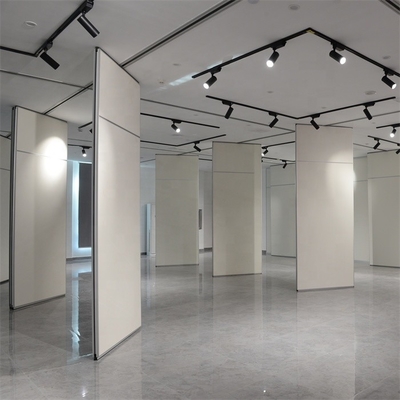 Separação de madeira deslizante de alumínio removível da porta de dobradura das paredes de separação para a sala de exposições