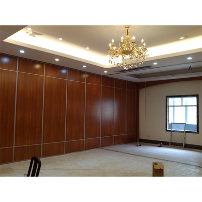 Durable And Easy To Use Folding Partition Wall Accordion Conference Room 80Mm Surface Raw MDF